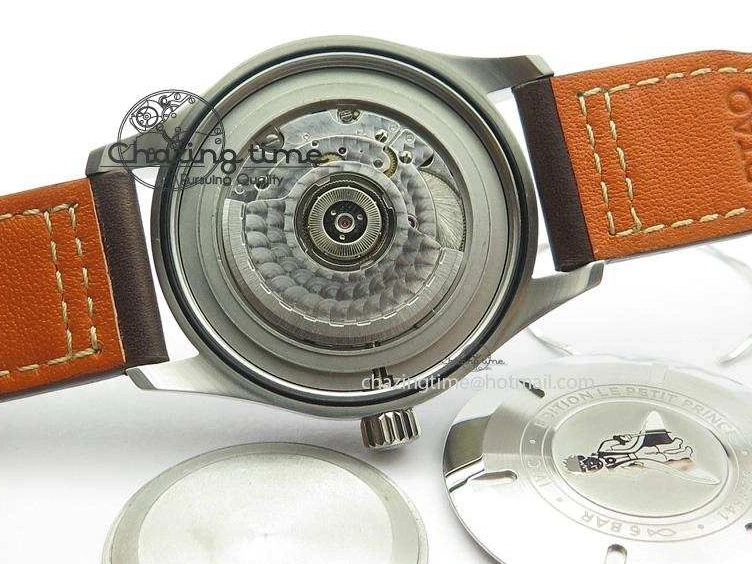 MIROTIME 0409 Mark XVIII Le Petit Prince IW327004 SS Mk Maker Best Edition Blue Dial On Brown Leather Strap A TimelessDesign 7296